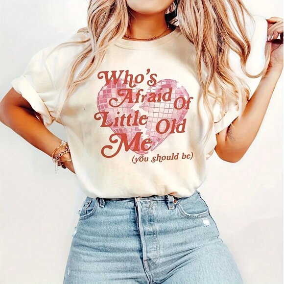 Taylor Swift | Who's Afraid of Little Old Me | TTPD | T-Shirt | Size XL | NWOT - Picture 1 of 5